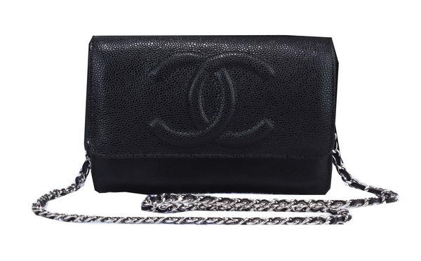 AAA 1:1 Chanel Cannage Pattern Leather Flap Shoulder Bag A8892 Black HY18287yF79