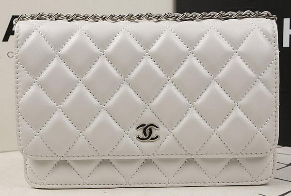 AAA 1:1 Chanel mini Flap Bag Original Sheepskin Leather A33814 OffWhite HY20842yF79