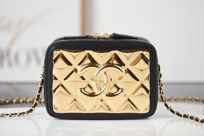 AAA 1:1 Chanel mini leather Shoulder Bag AP2393 black HY6662vi59