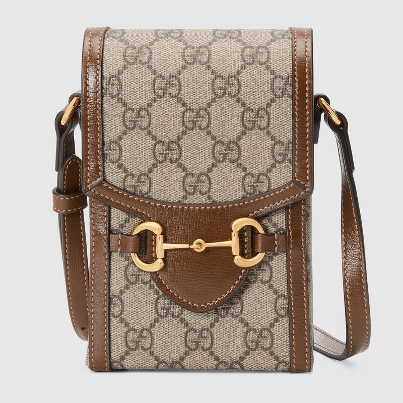 AAA 1:1 Gucci Horsebit 1955 mini bag 625615 brown HY25222yF79