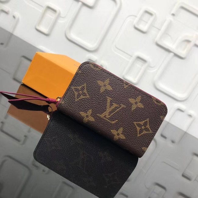 AAA 1:1 Louis vuitton original monogram canvas ZIPPY MULTICARTES M61299 HY37yF79