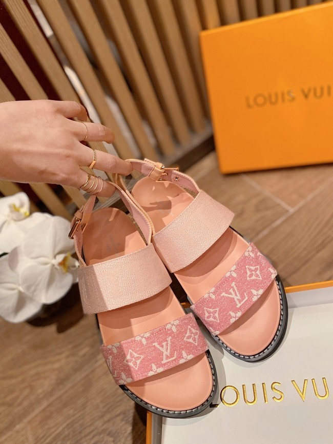 AAA 1:1 Louis Vuitton SANDAL 91082-4 Heel 2CM HY8067yF79