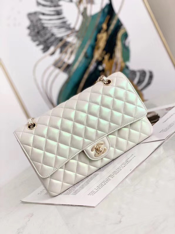 AAA chanel flap bag Iridescent Calfskin&Gold-Tone AS1112 HY3969zK34
