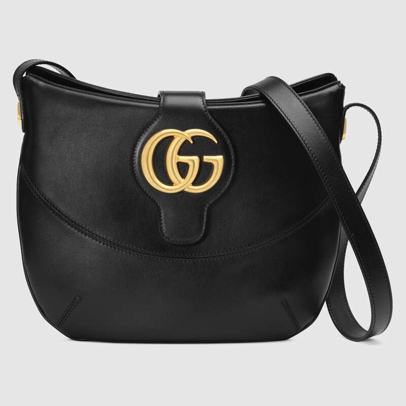 AAA Gucci Arli medium shoulder bag 568857 Black HY17839zK34