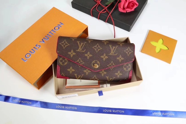 AAA Louis Vuitton CAISSA WALLET N61184 fuchsia HY11634zK34