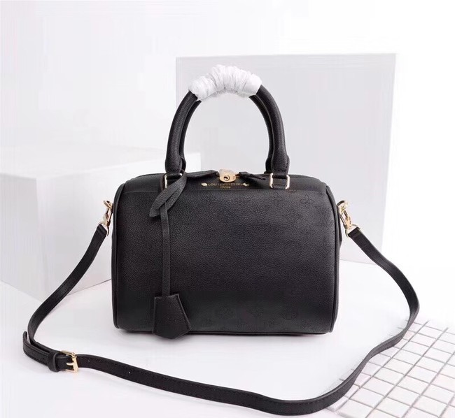 AAA Louis Vuitton Mahina Leather SPEEDY BANDOULIERE 30 M40431 black HY9444zK34