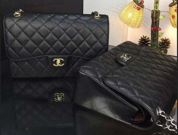 AAA Replica Chanel Classic Flap Bag Original Cannage Patterns A1119 Black HY26432cf50