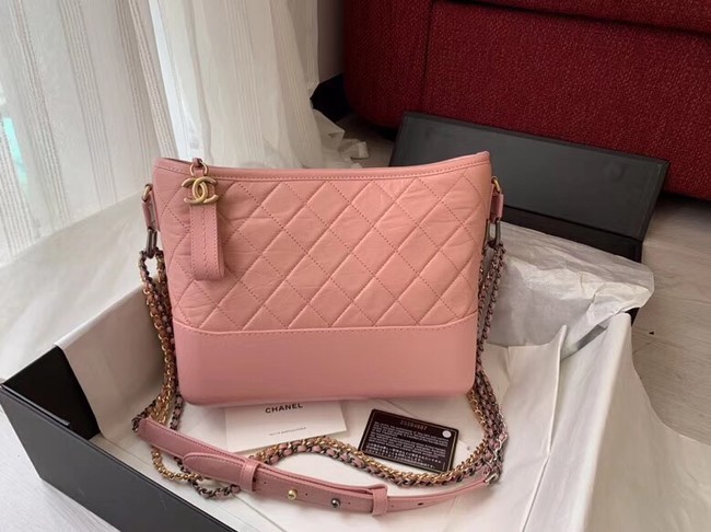 AAA Replica Chanel gabrielle hobo bag A93824 pink HY6868VB75