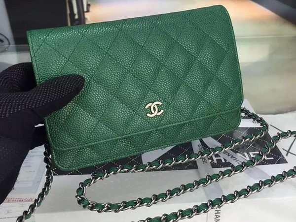 AAA Replica Chanel mini Flap Bag Cannage Pattern A8373 Green HY10400Oy84