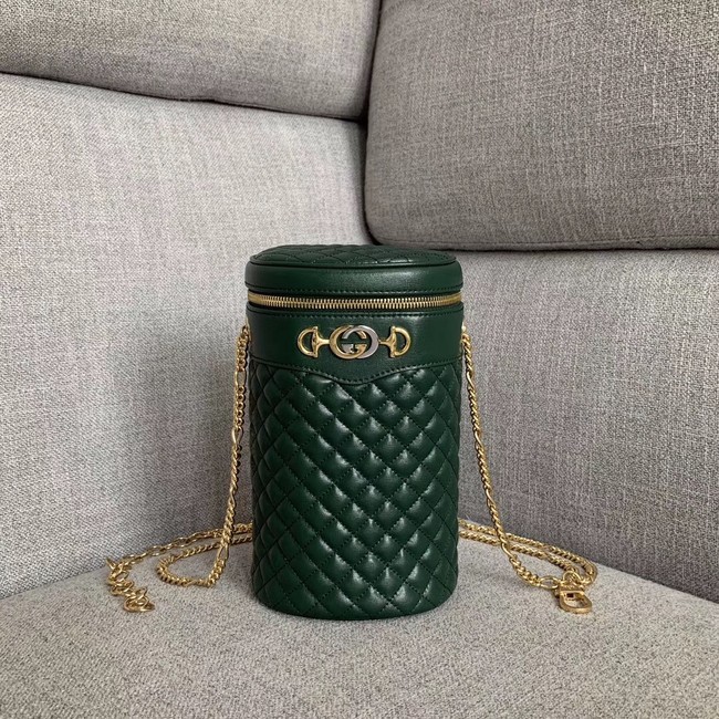 AAA Replica Gucci Quilted leather belt bag 572298 green HY26067cf50