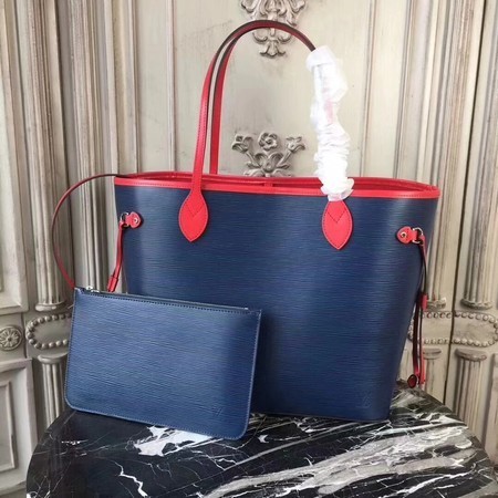 AAA Replica Louis Vuitton EPI Leather Tote Bag 54185 Blue&Red HY25702cf50