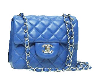 AAAAA Chanel mini Classic Flap Bag Royal Leather 1115 Silver Chain HY247Qa67