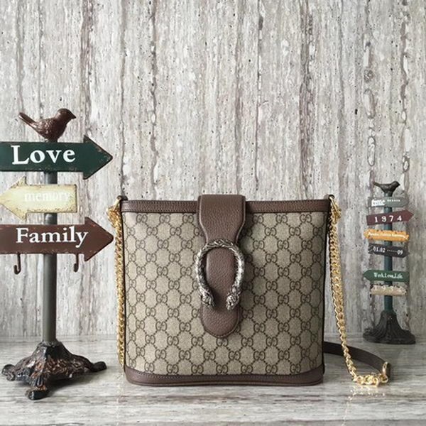 AAAAA Gucci Dionysus Medium Bucket Bag 499622 Brown HY16618aM93