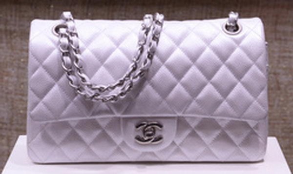 AAAAA Imitation Chanel 2.55 Series Flap Bag Silver Original Caviar Leather A1112 Silver HY8332Sy67