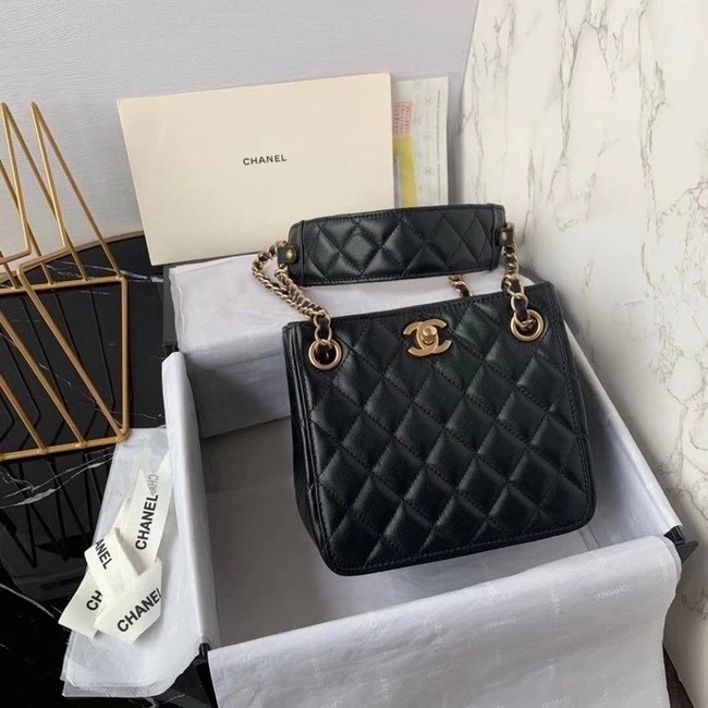 AAAAA Imitation Chanel bucket bag AS2230 black HY4816oT91