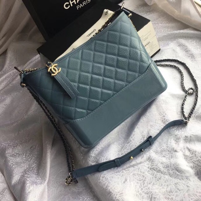 AAAAA Imitation CHANEL GABRIELLE Hobo Bag Original A93824 blue HY4682Sy67