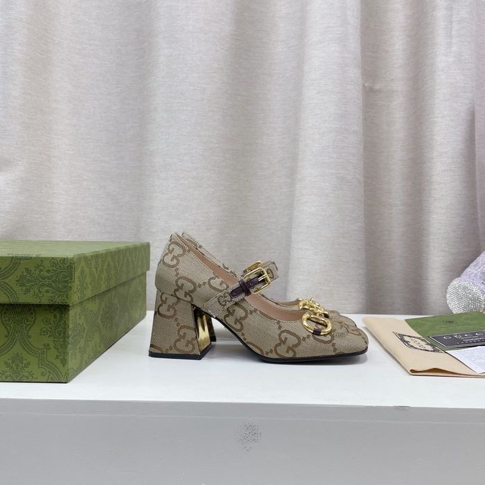 AAAAA Imitation Gucci Shoes GUS00025 Heel 7.5CM HY801oT91