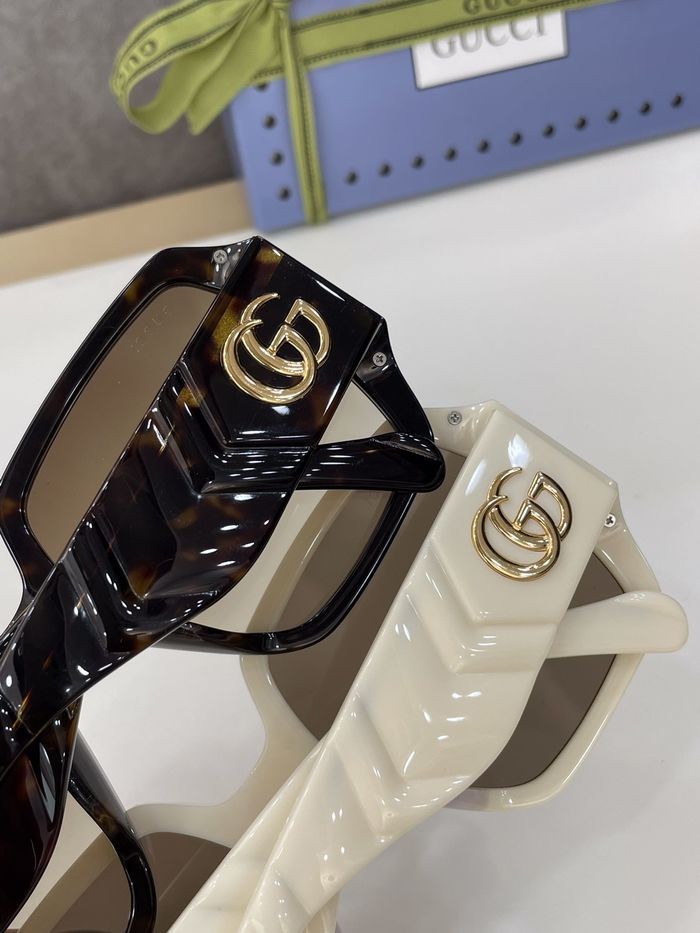 AAAAA Knockoff Gucci Sunglasses Top Quality GUS01164 HY3815Pg26