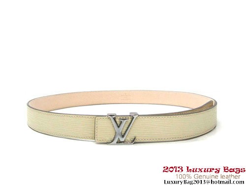 AAAAA Louis Vuitton Epi Leather Belts M9606V White HY21417Qa67