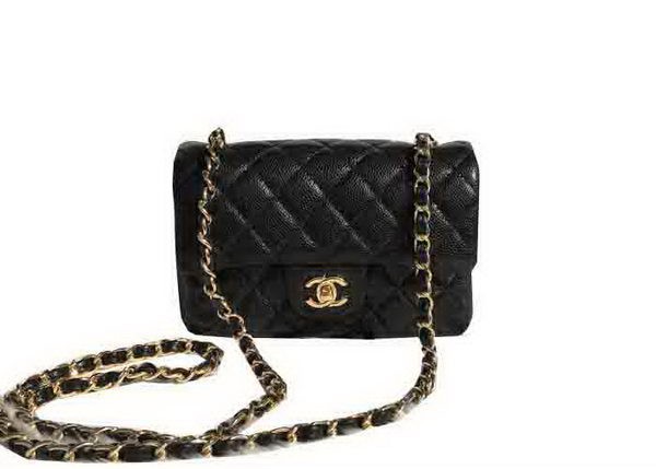 Best 1:1 Chanel Classic Flap Bags black Original Cannage Patterns A1116 Gold HY16365eT55