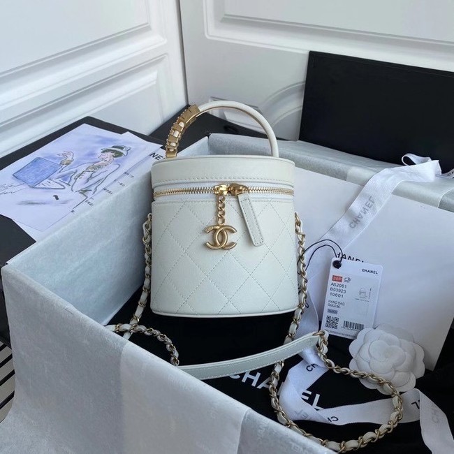 Best 1:1 Chanel vanity case AS2061 white HY25750OR71