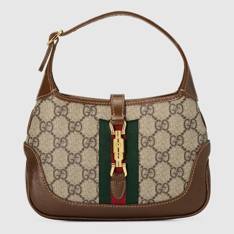Best 1:1 Gucci Jackie 1961 mini hobo bag 637092 brown HY23195OR71