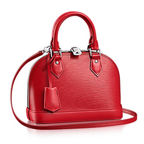 Best 1:1 Louis Vuitton Epi Leather Alma BB M40850 Carmine HY26115OR71