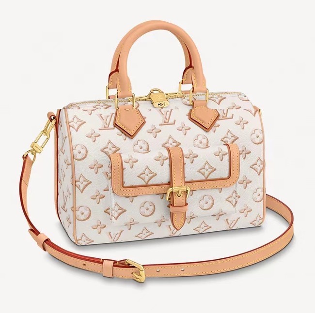 Best 1:1 Louis Vuitton SPEEDY BANDOULIERE 25 M20919 Beige HY930OR71