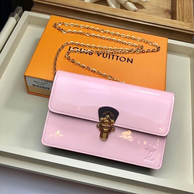 Best Louis Vuitton Original CHERRYWOOD CHAIN WALLET M63306 Rose Ballerine HY1252kr25