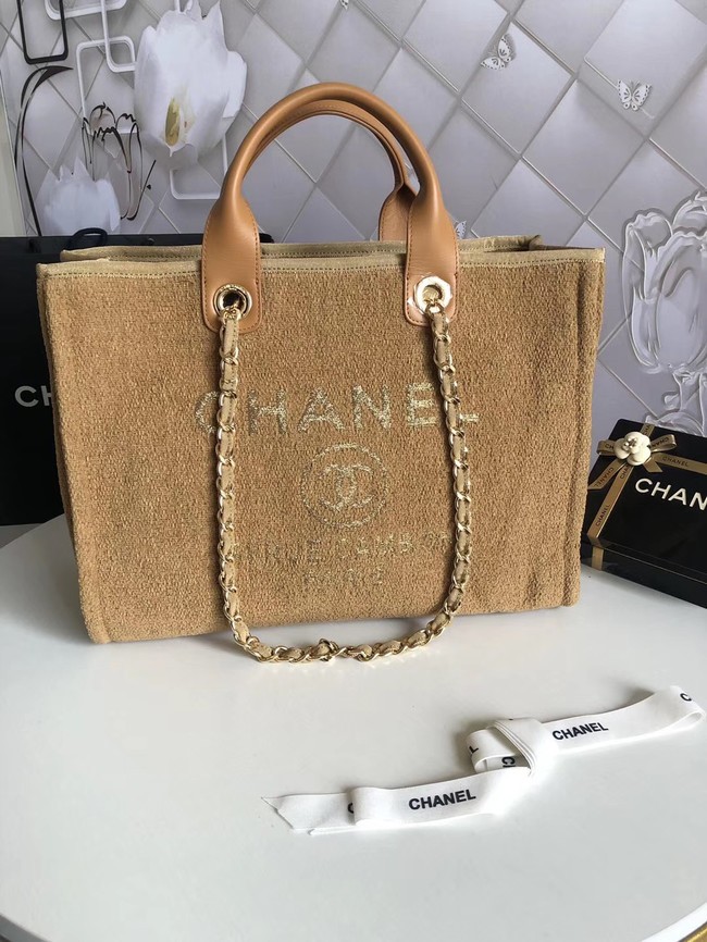 Best Quality Chanel Canvas Shoulder Shopping Bag 66941 yellow HY5264xb51