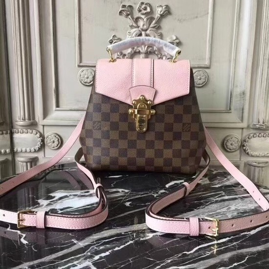 Best Replica Louis vuitton hot springs backpack Original leather CLAPTON 42259 pink HY928zU69