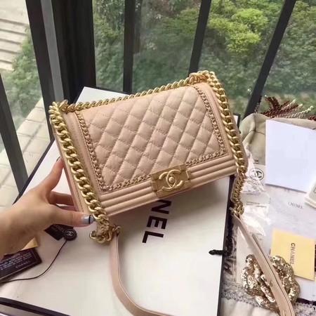 Boy Chanel Flap Bag Original Leather B67086 Apricot HY5676Qu69
