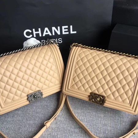 Boy Chanel Flap Bags Original Sheepskin Leather A67088 Apricot HY20928lq41