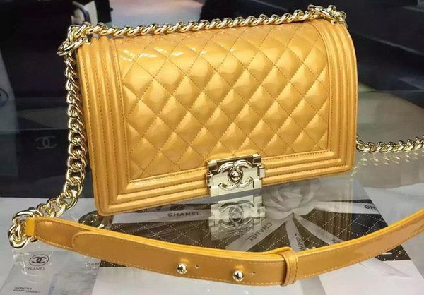 Boy Chanel Flap Shoulder Bag Original Leather A5708 Gold HY14883ta99