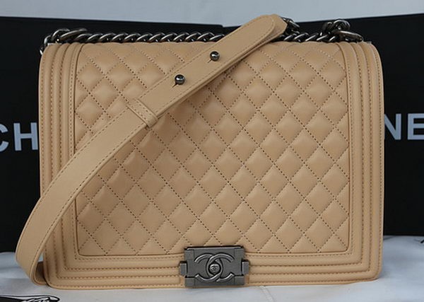 Boy Chanel Flap Shoulder Bag Original Sheepskin Leather A67087 Apricot HY10840ki86