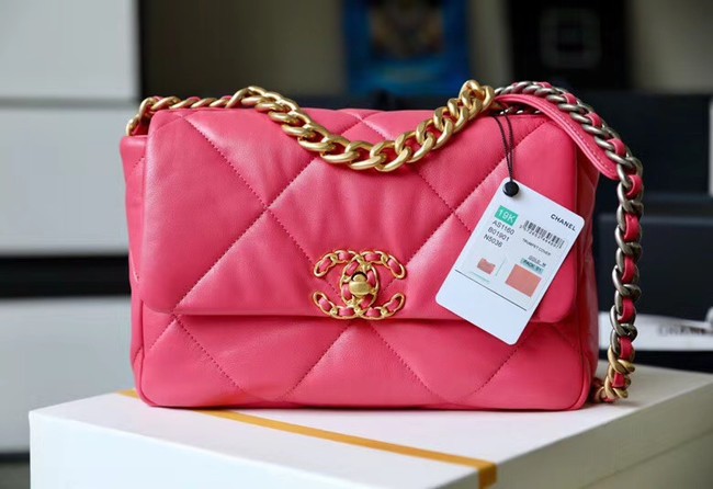 Chanel 19 flap bag AS1161 Coral HY9022ff76