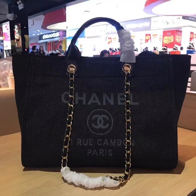 Chanel 19SS Shopping bag A66941 black HY5351Cw85