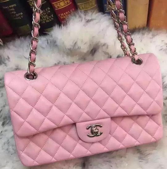 Chanel 2.55 Series Flap Bag Original Sheepskin Leather A09765 Pink HY15341DV39