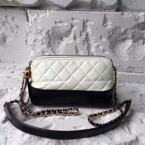 Chanel 2017 Gabrielle Original Leather Shoulder Bag 17817 White HY17455fw56