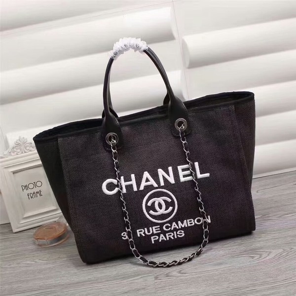 Chanel Canvas Leather Tote Shopping Bag 68047C HY13611qM91