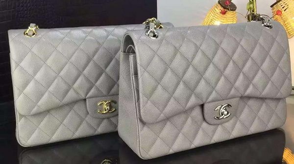 Chanel Classic Flap Bag Original Cannage Patterns A1119 Grey HY16218Ri95