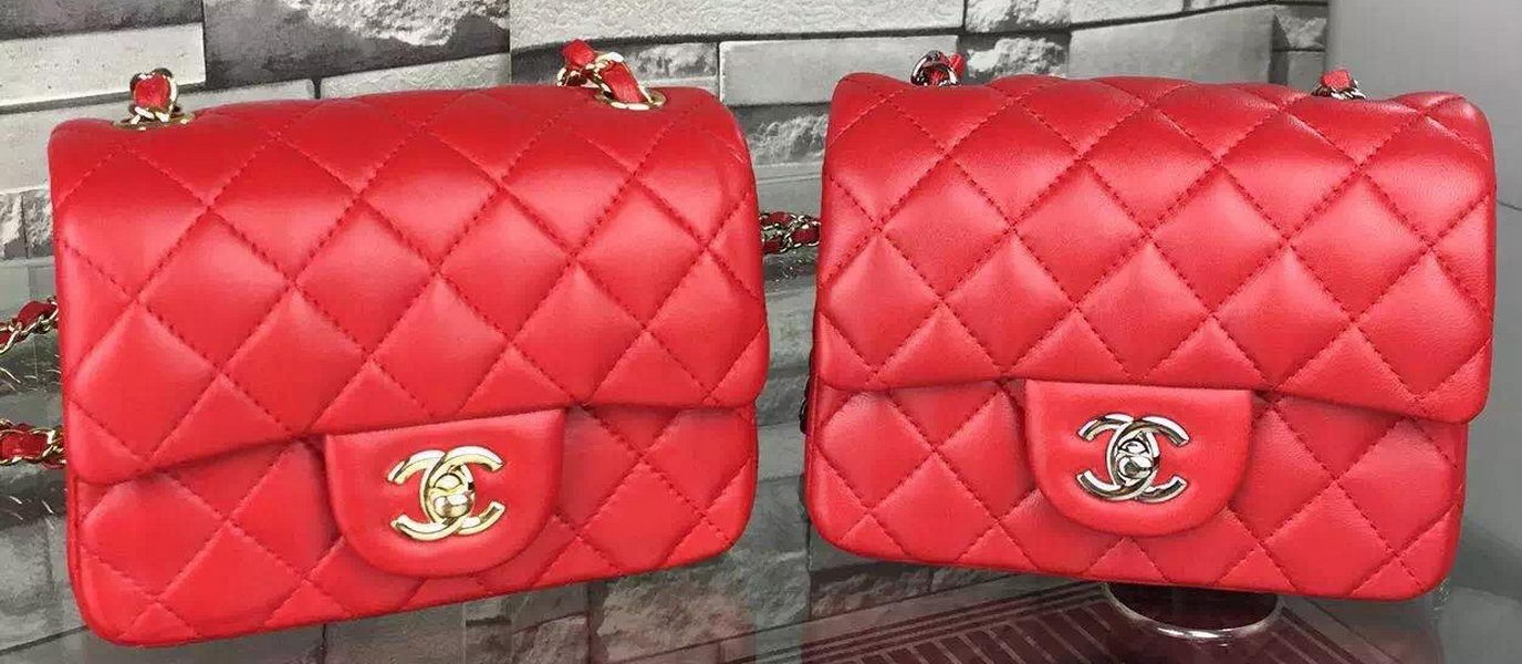 Chanel Classic Flap Bag Original Sheepskin Leather A5171 Red HY9786kC27