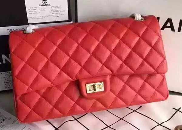 Chanel Classic Flap Bag Red Original Leather CHA8575 Gold HY1987wv88