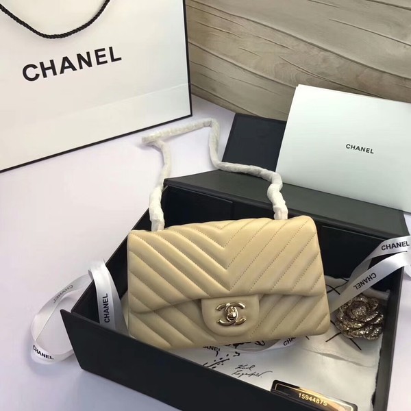Chanel Classic Flap Bags Camel Original Sheepskin Leather 1116 Gold HY18566pB23