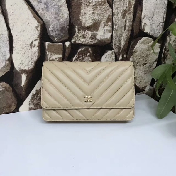 Chanel Classic Flap Bags Camel Original Sheepskin Leather 33815 Glod HY1583lq41