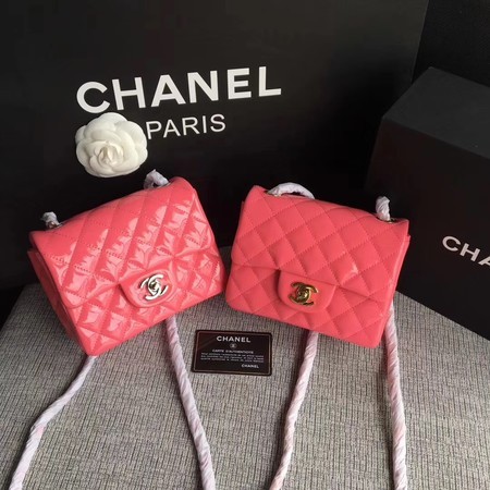 Chanel Classic Flap mini Bag Original Leather A1115 Pink HY17346rd58