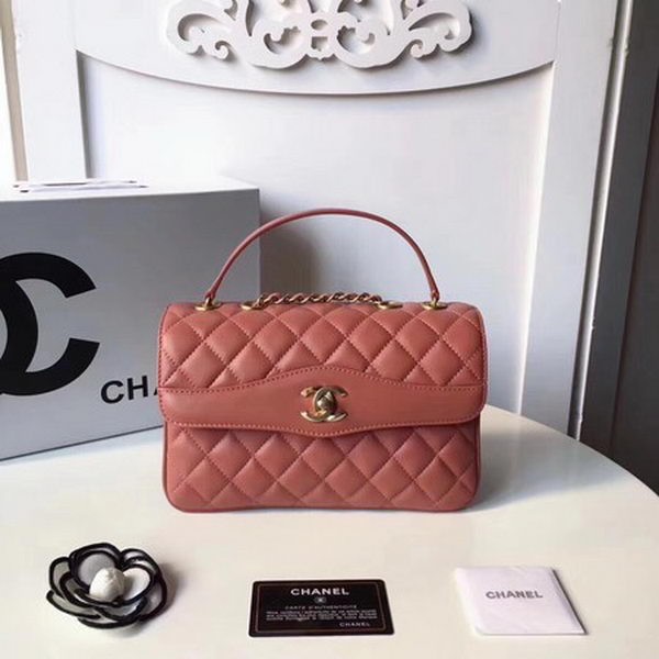 Chanel Classic Shoulder Bag Original Sheepskin Leather A57028 Pink HY20982xh67