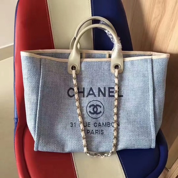 Chanel Deauville Tote Bag Original Canvas Leather A68047-8 HY20488hi67
