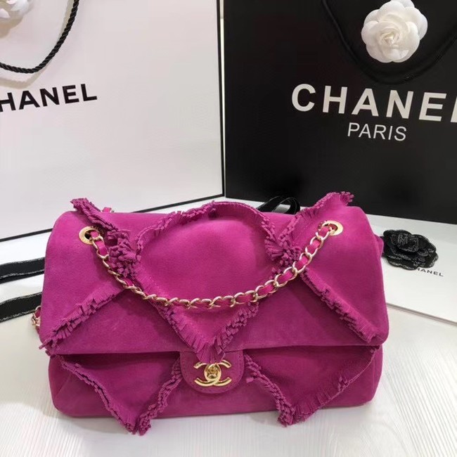 Chanel Flap Bag Original Chamois AS1502 rose HY5170fJ40