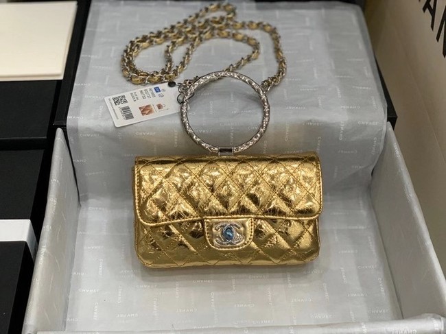Chanel Flap Original Lambskin Leather Shoulder Bag AS1665 gold HY12726pB23
